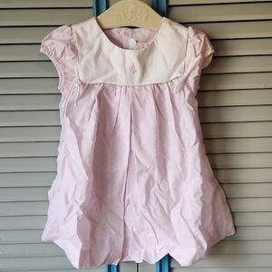 Jacadi Paris Pink & White Dress